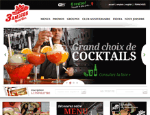 Tablet Screenshot of 3amigosrestaurants.com